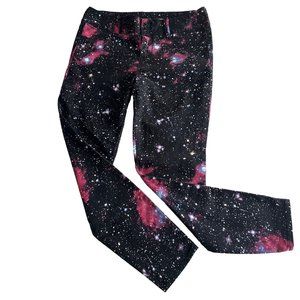 Lovesick Super Skinny Stretch Pants Leggings Size 13 Cosmic Galaxy Splatter Cott